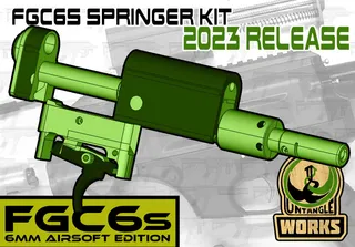 FGC6s airsoft springer kit for FGC-9 MK-I MK-II 2023 re-release package