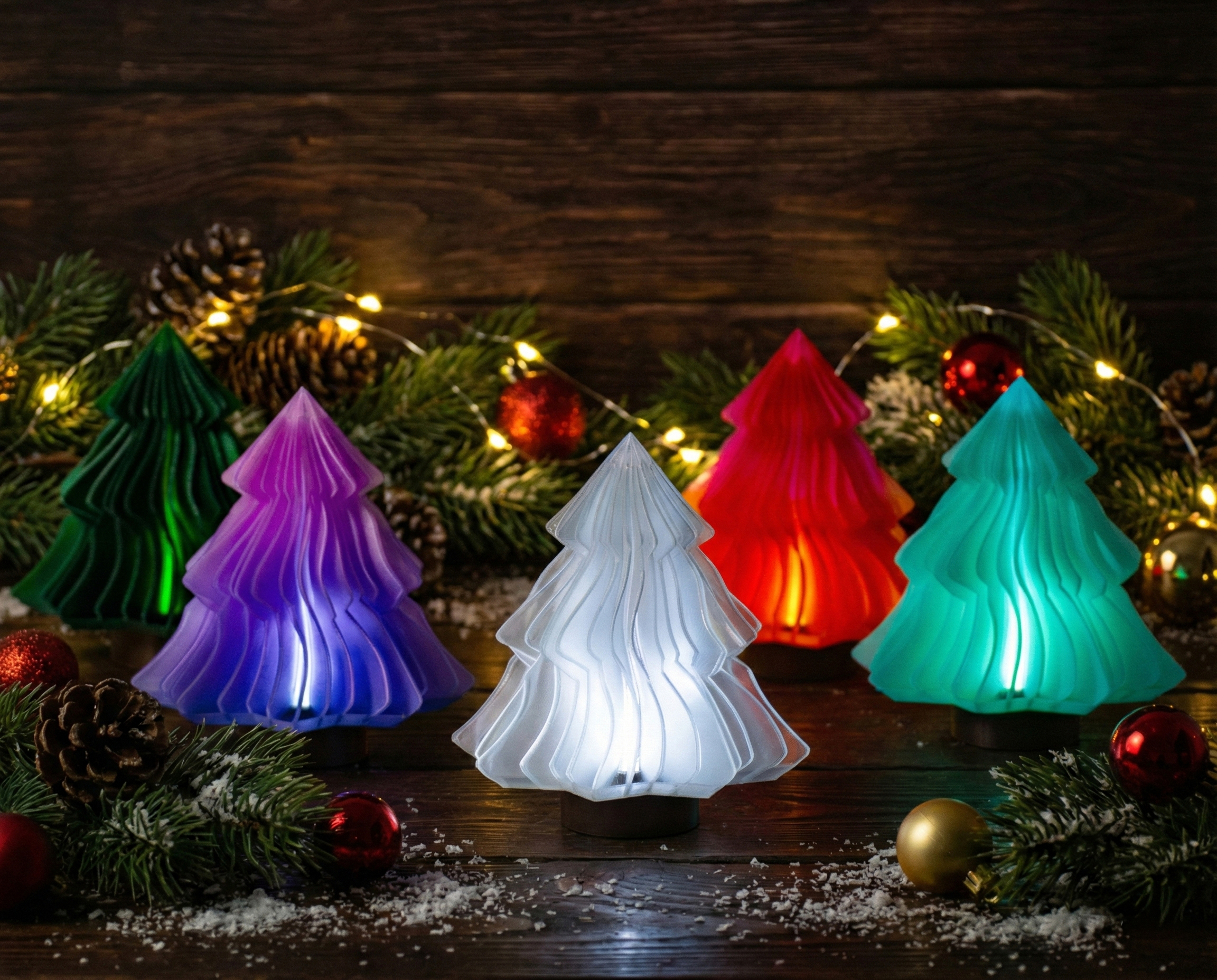 Tealight Christmas Tree 2.0