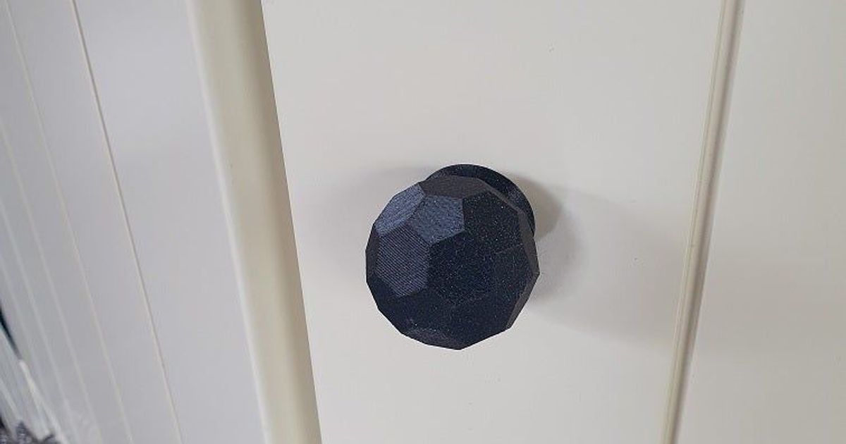 Soccer Ball Doorknob by luc.e Download free STL model