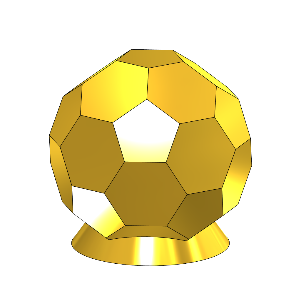 Soccer Ball Doorknob by luc.e Download free STL model