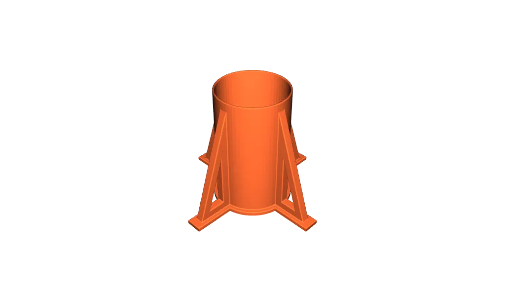 Upside Down Round Bottle Holder by outlaws42, Download free STL model