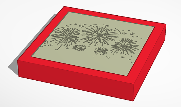 fire works light box by Solar3dp | Download free STL model | Printables.com