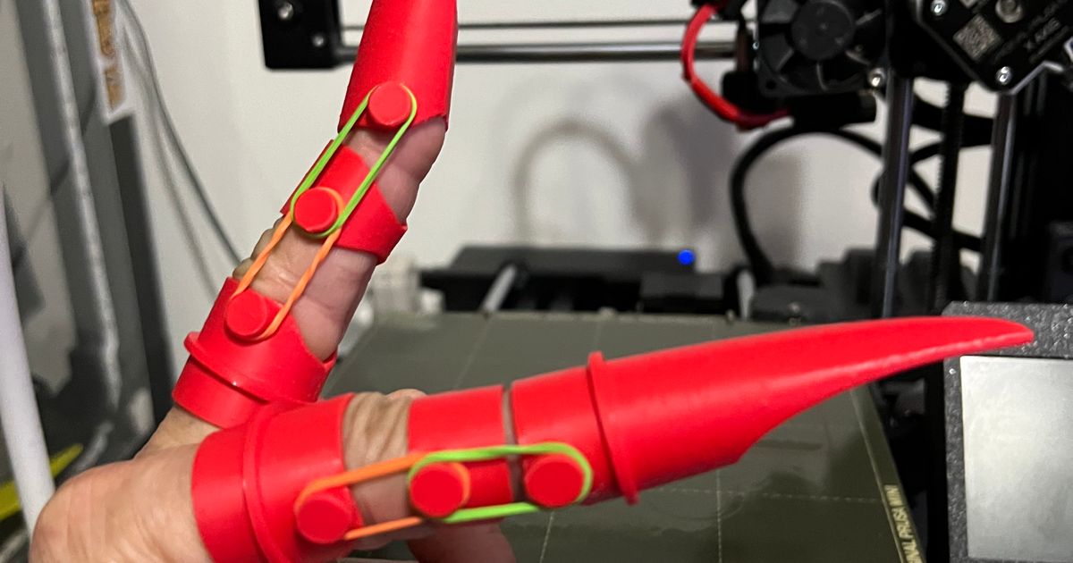 Articulated Finger by abeq9493 Download free STL model