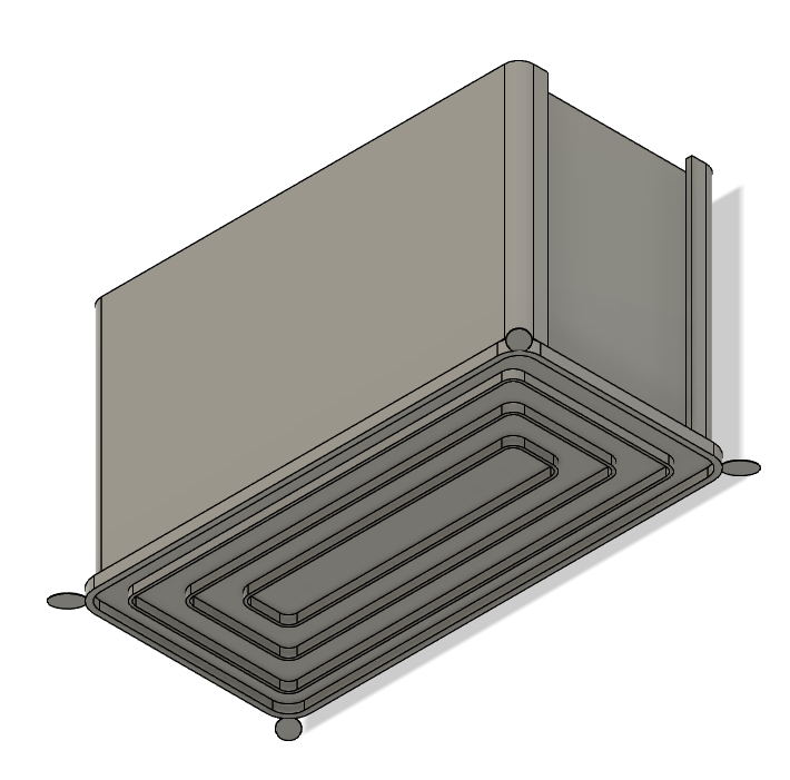 REMIX Stackable Teabagbox (Vase-Mode, Taller, Bedadhesion, Rounded Bottom)