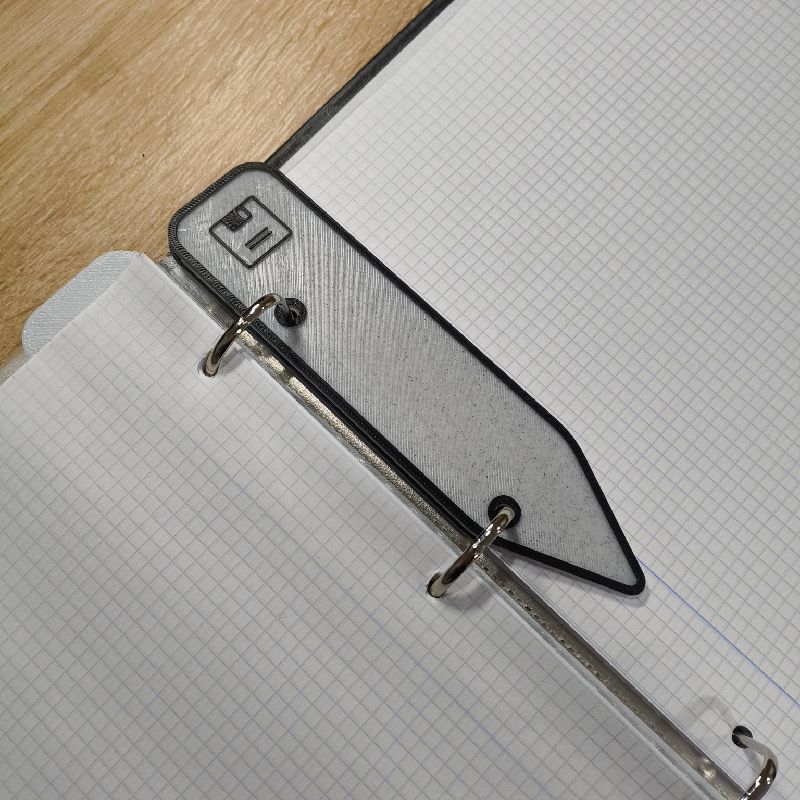4-Ring Binder Divider / Marker by Abe Illustrations | Download free STL ...