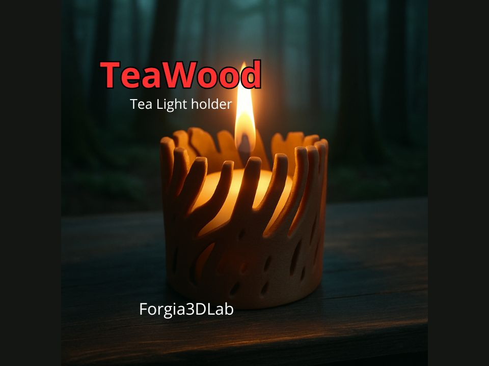Tealight wood