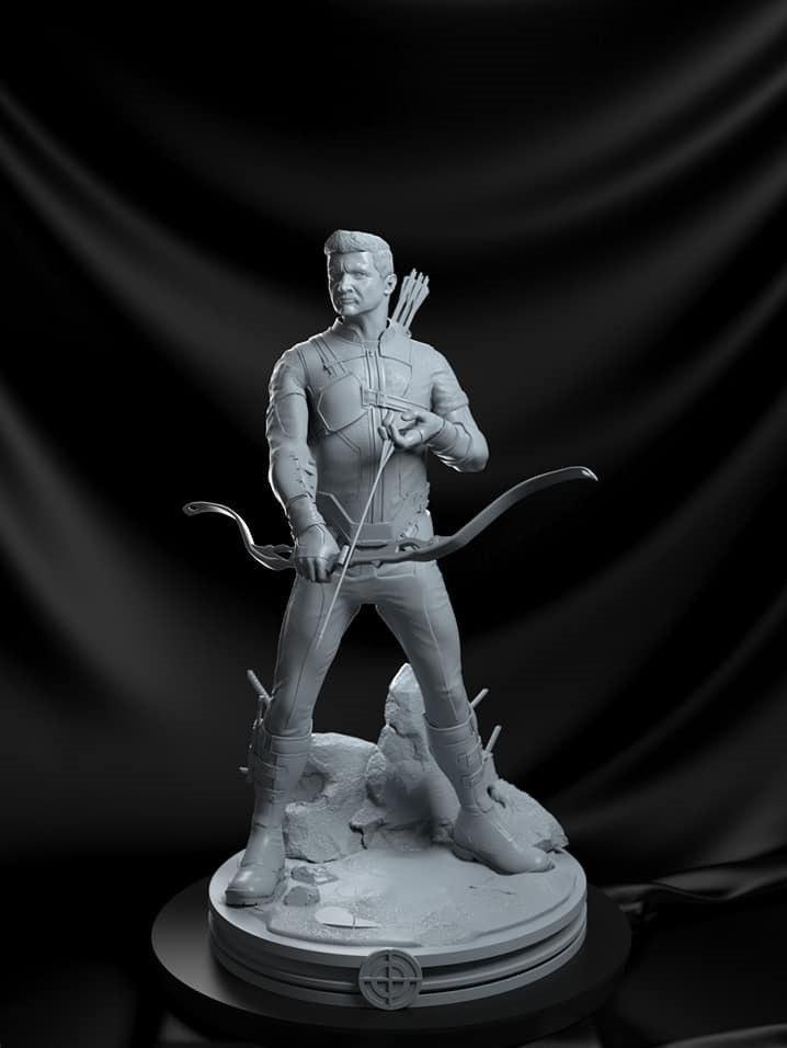 Hawkeye with Baby Groot – Marvel Avengers 3D Printable Figure (High Detail STL)