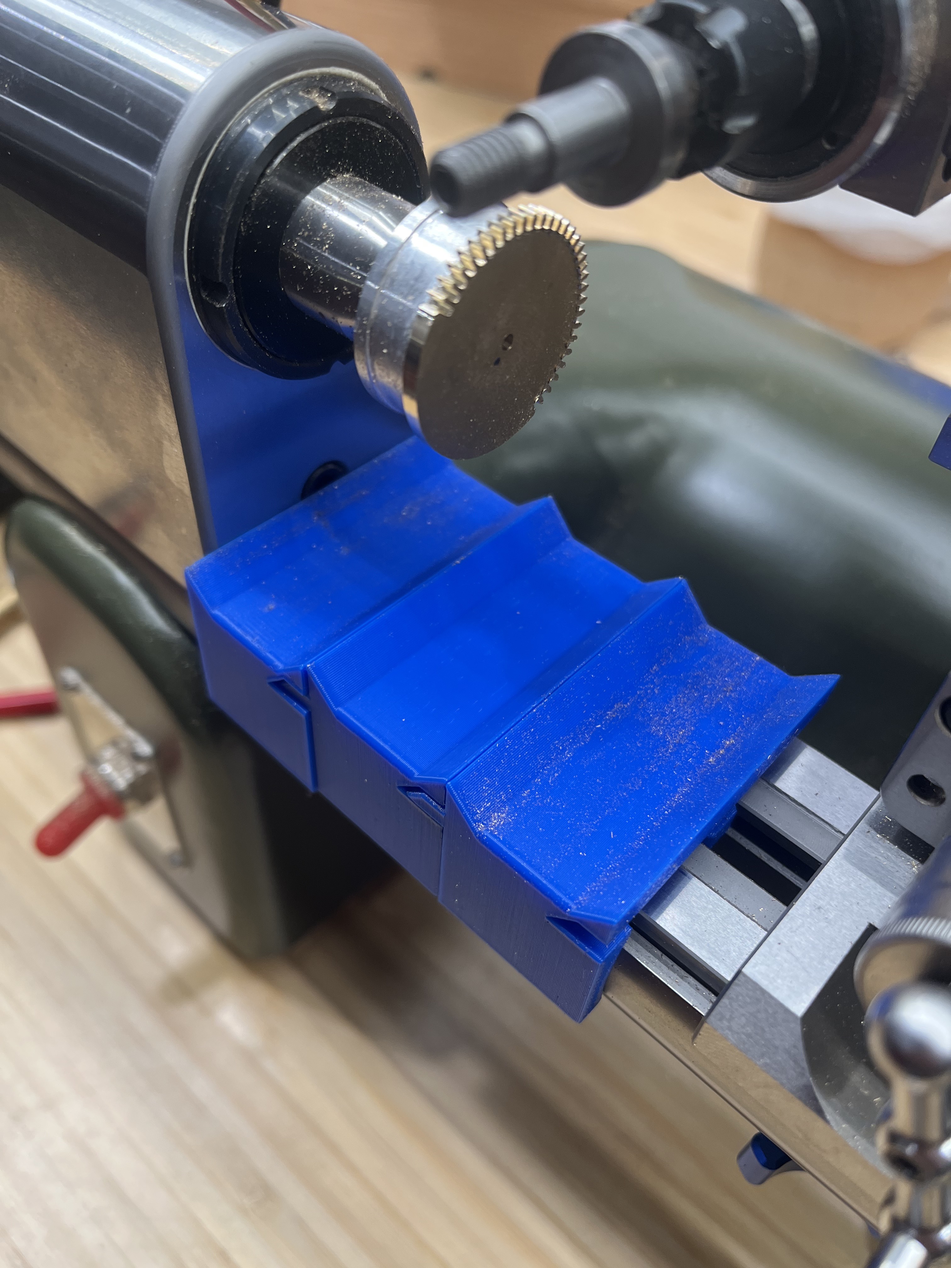 Chip tray for watchmakers lathe CZ50