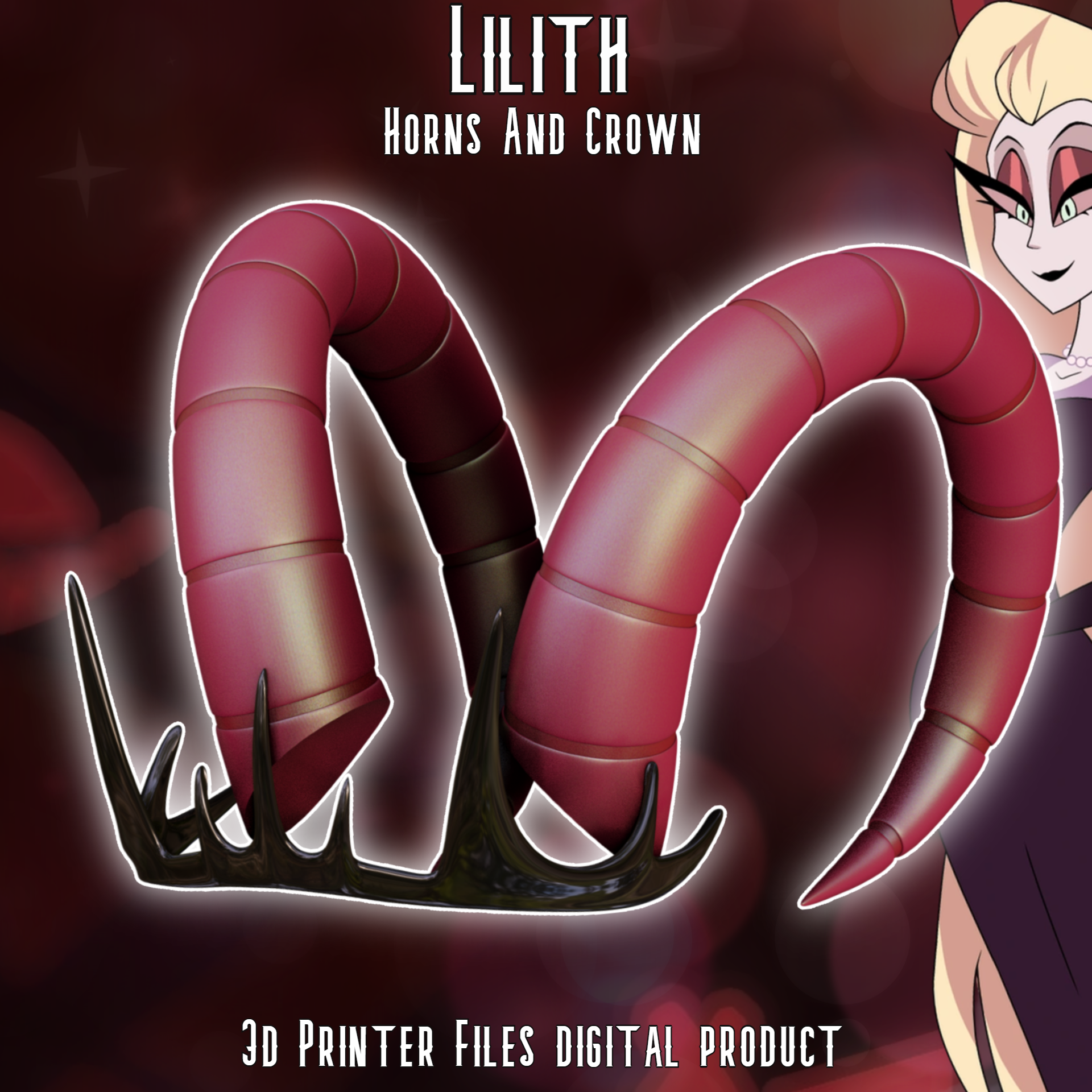 Lilith Cosplay Set Hazbin Hotel