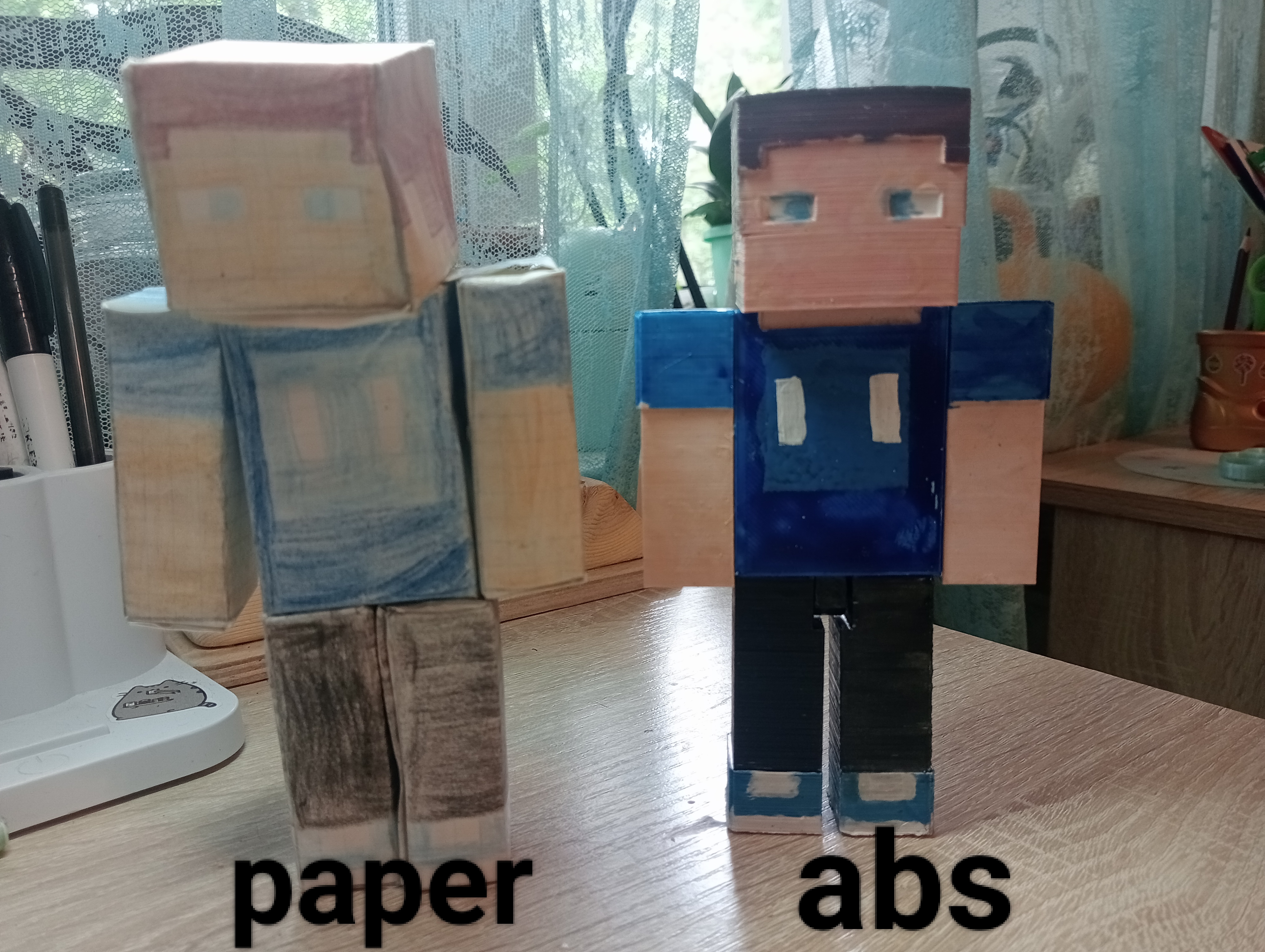 Miniatura 4 do modelo 3D minecraft steve