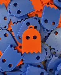 Pacman- Geist Schlüsselanhänger