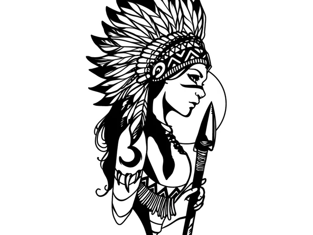 Woman with a spear
