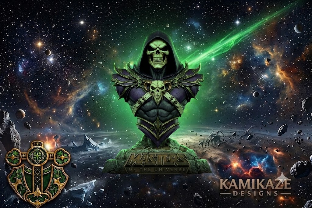 Skeletor Inspired Bust