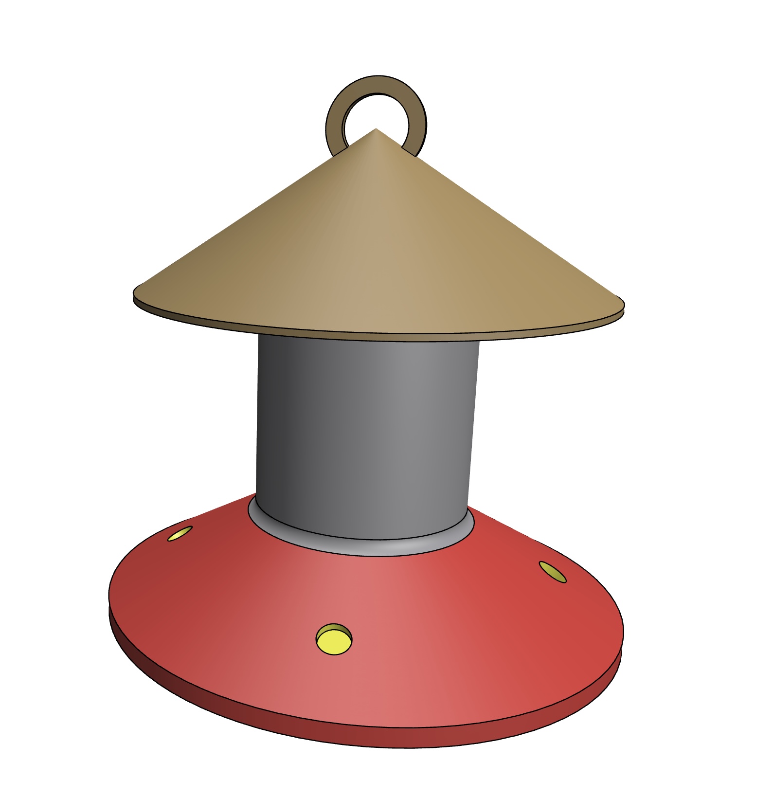 Hummingbird Decorative Bird Feeder - Pine Makers