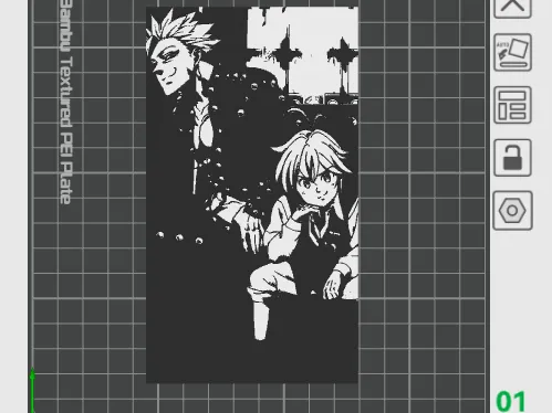 The Seven Deadly Sins Hueforge - Meliodas & Ban