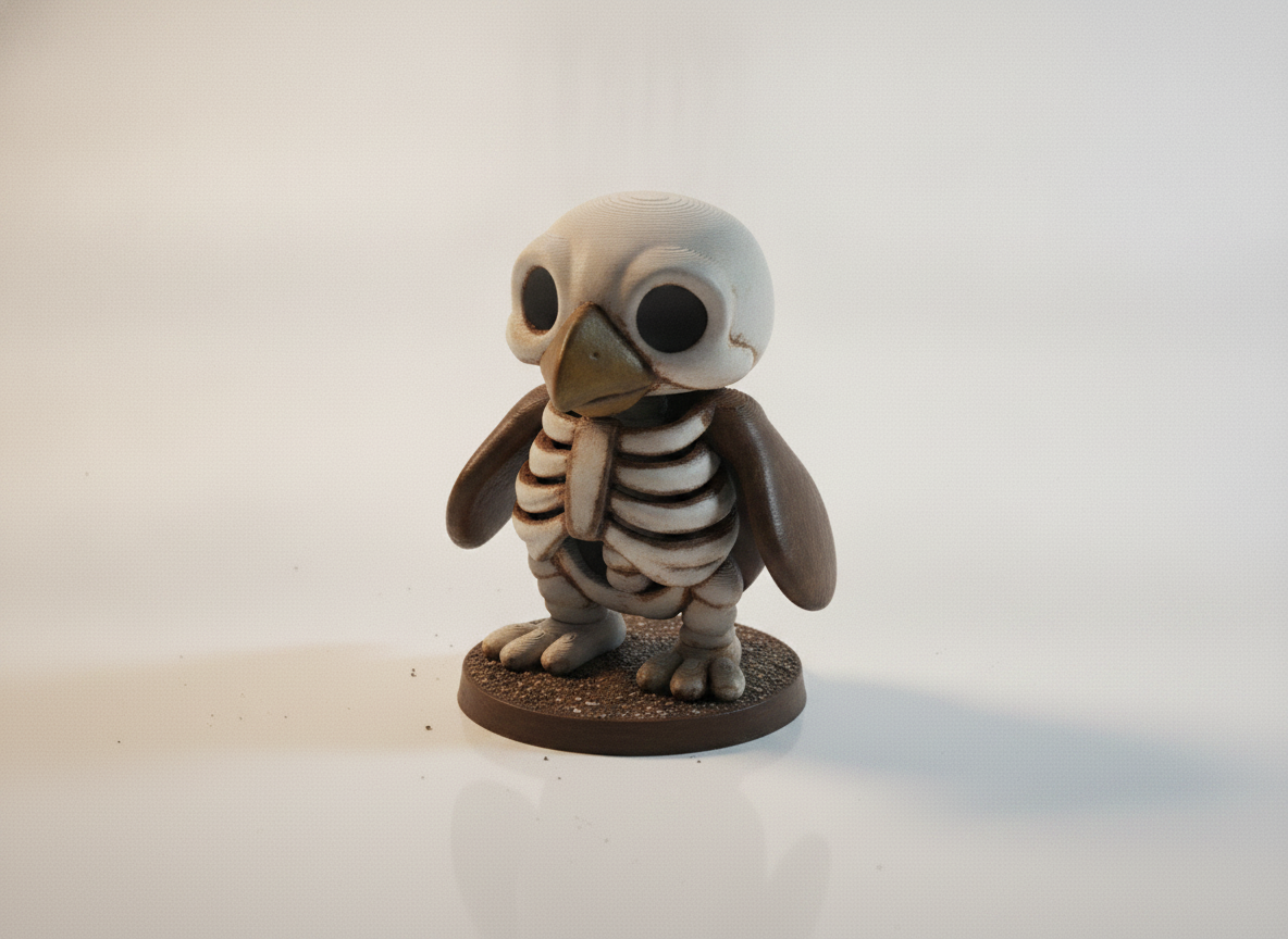 Cute Penguin Skeleton