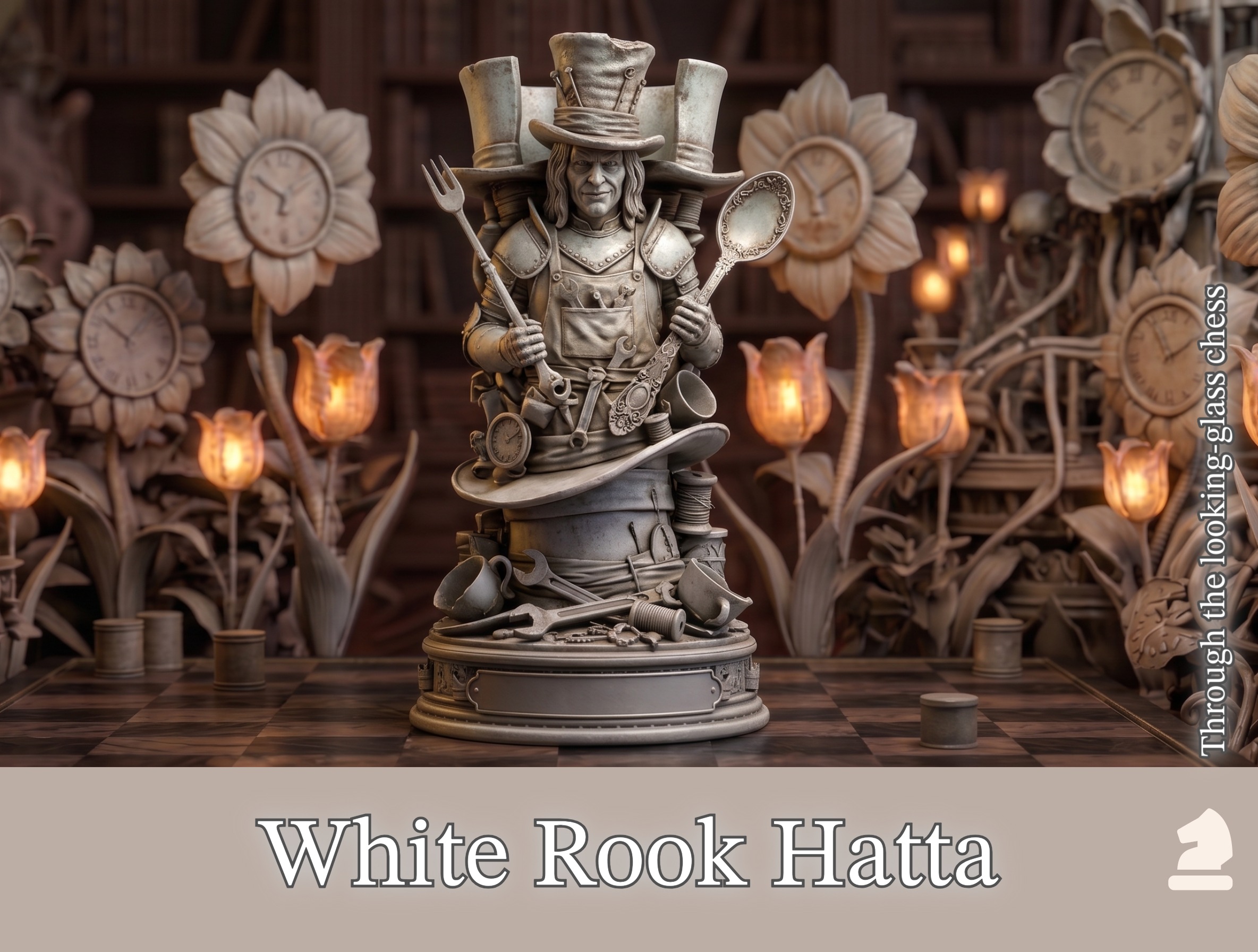 The Mad Hatter (White Rook)