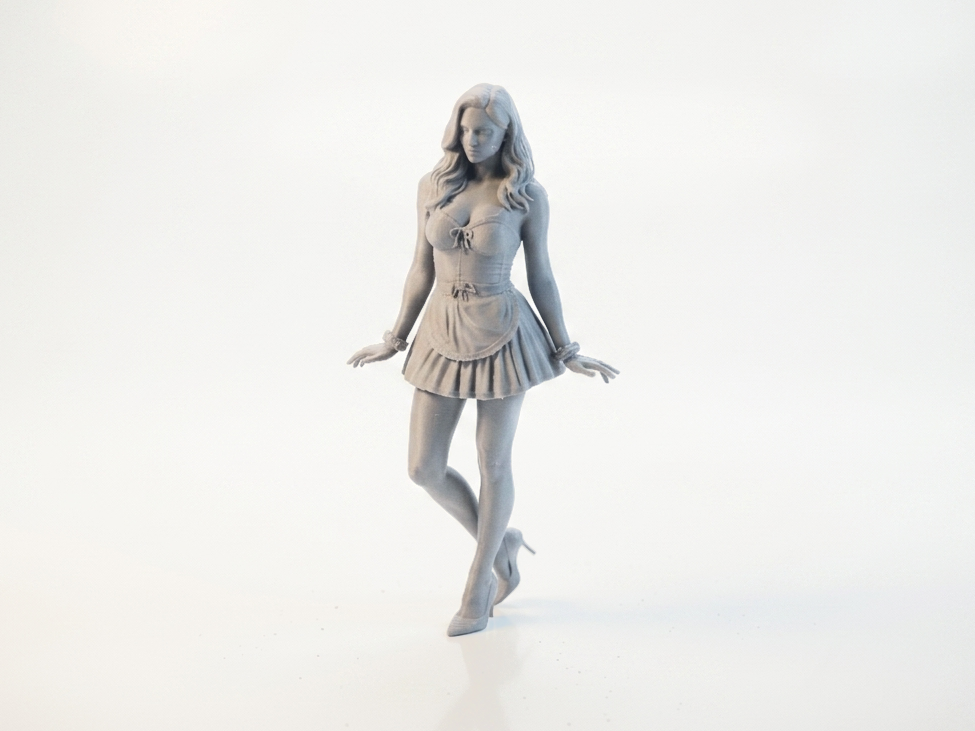 Maid Figurine Female Character 3D Printable