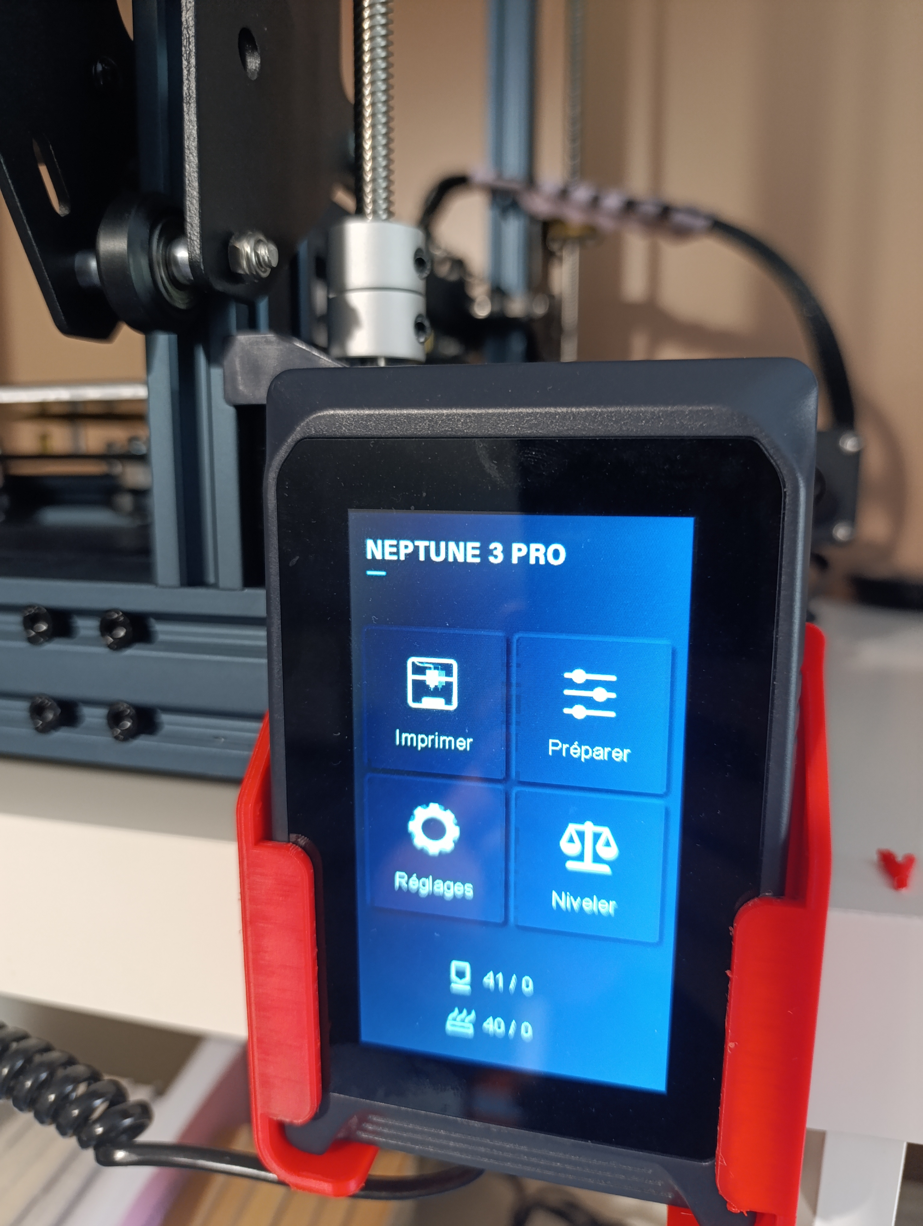Screwless side screen mount for elegoo neptune 4 or 3 (pro, plus, max)