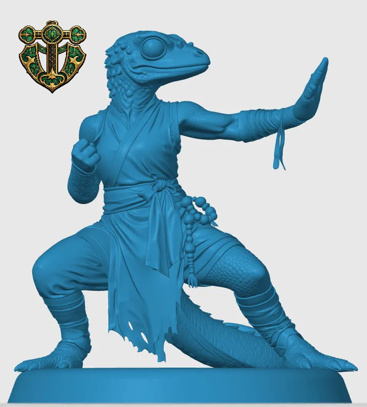 Lizardfolk Monk — miniatura 5