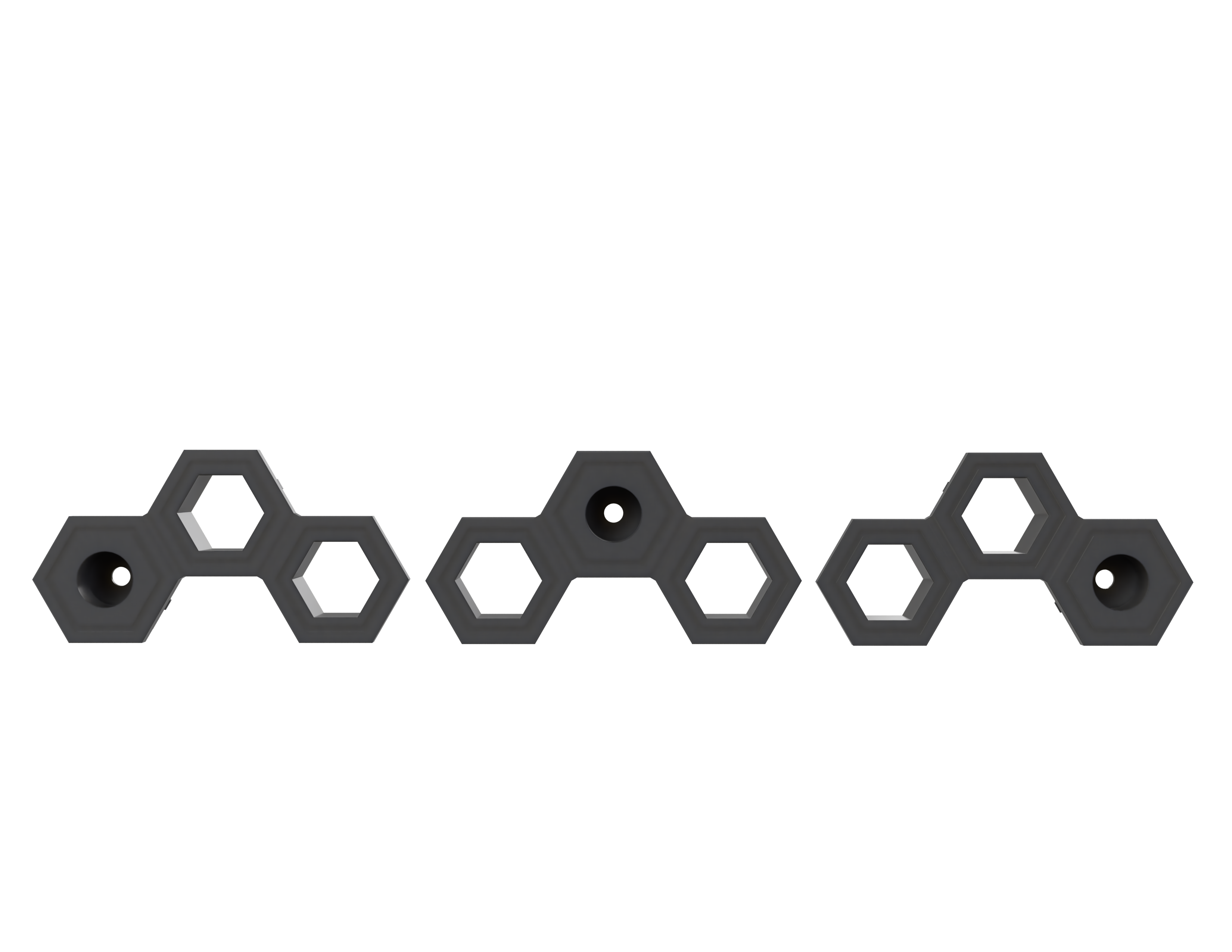 Triple Hex Mount for HSW