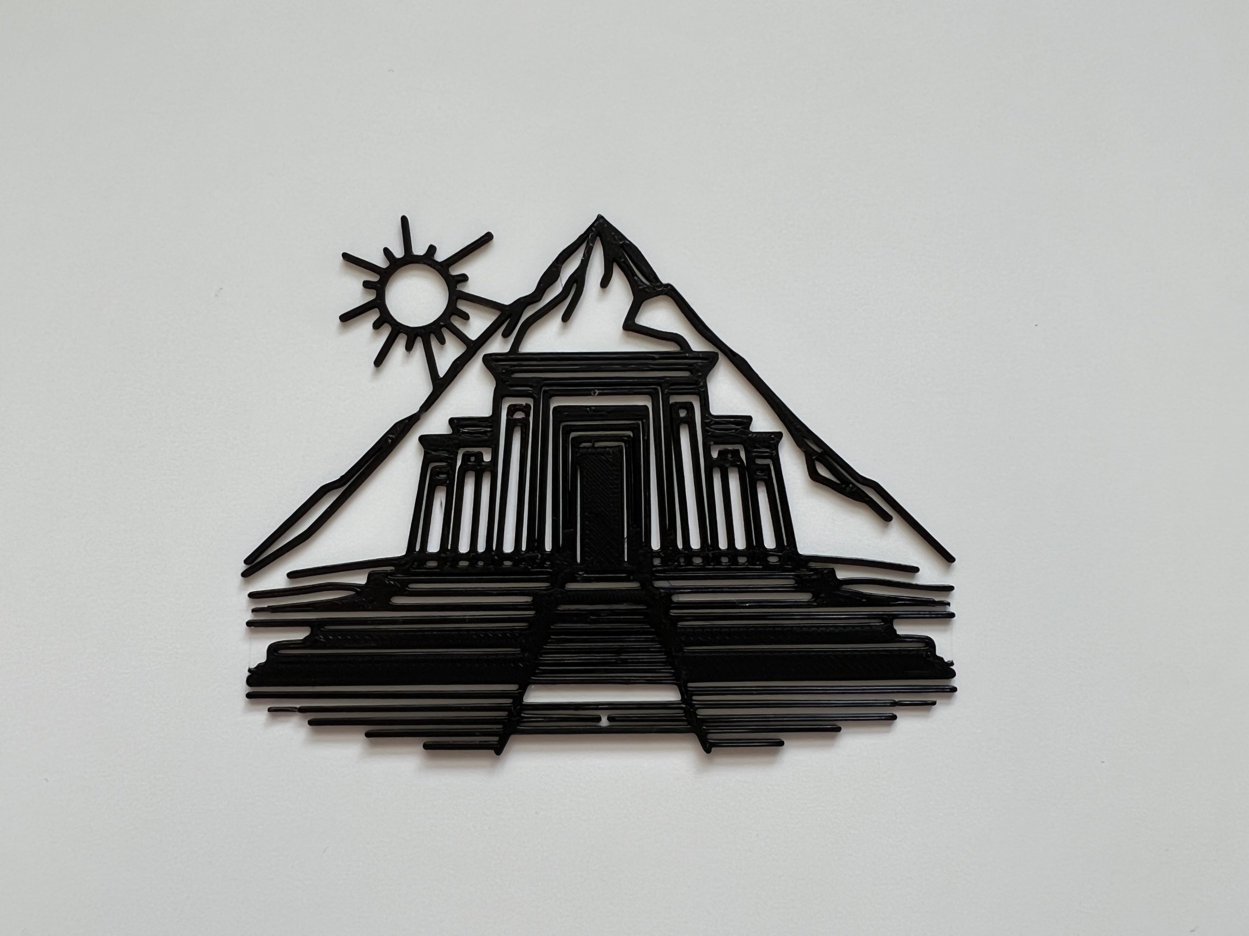 Temple Wall Art #1