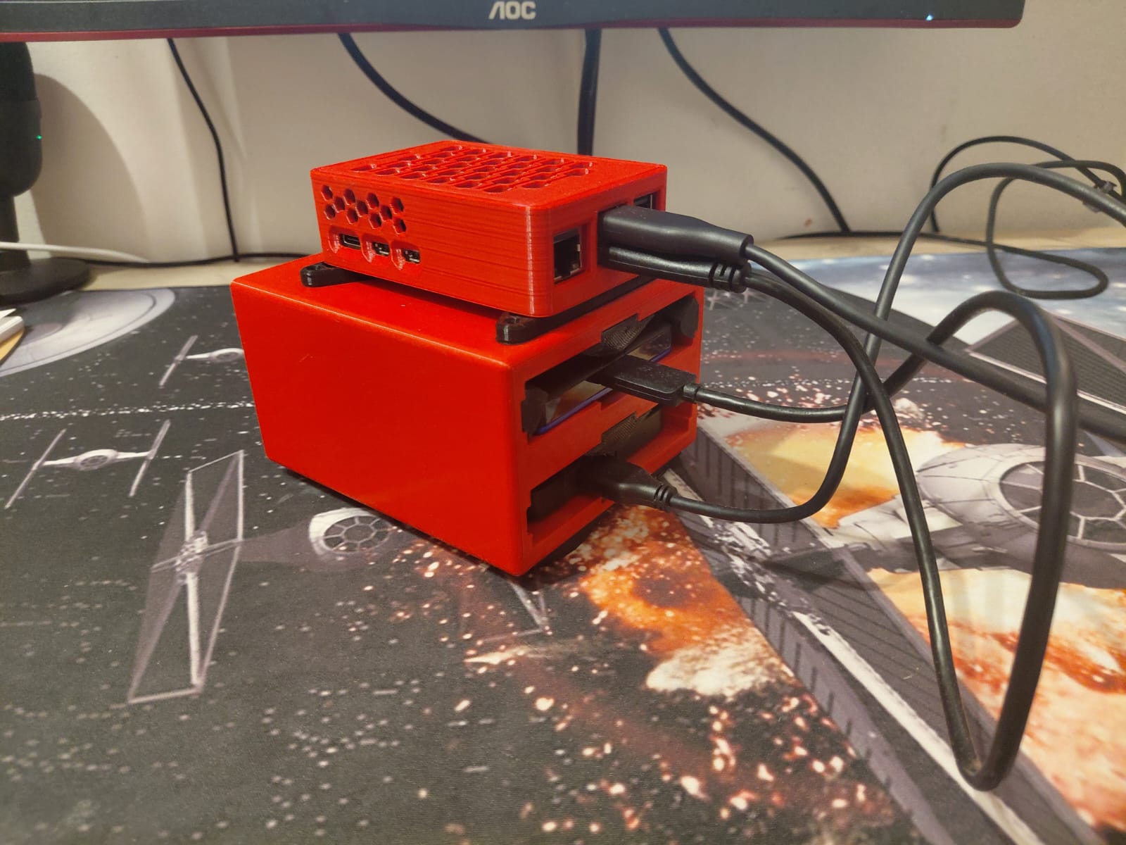Modular NAS HDD/SSD Bracket with TPU Sliders & Dampeners