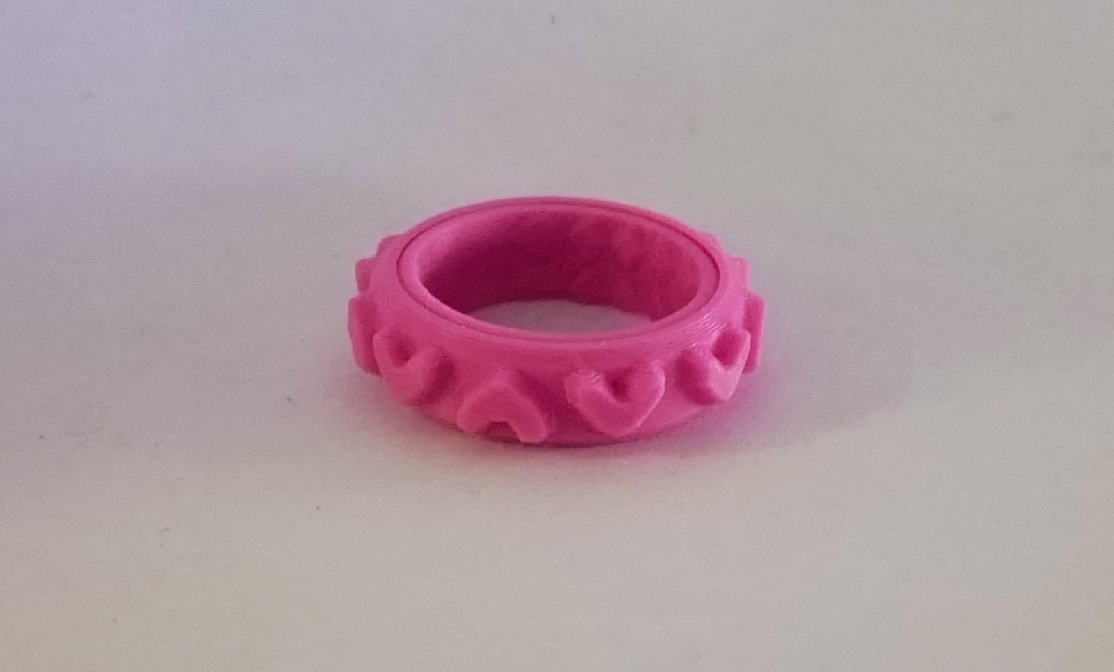 FIDGET RING HEARTS 3D model