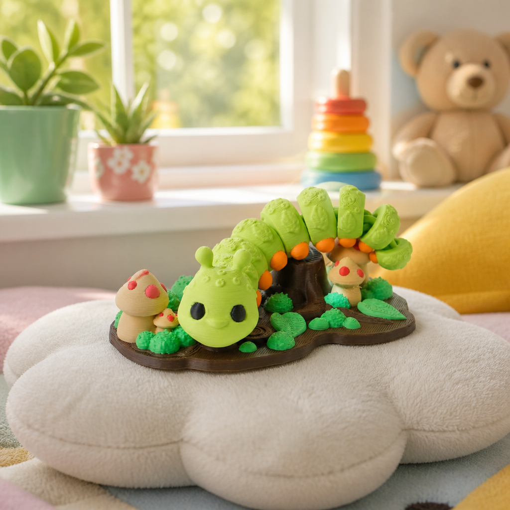 Forest Caterpillar Flexi Toy