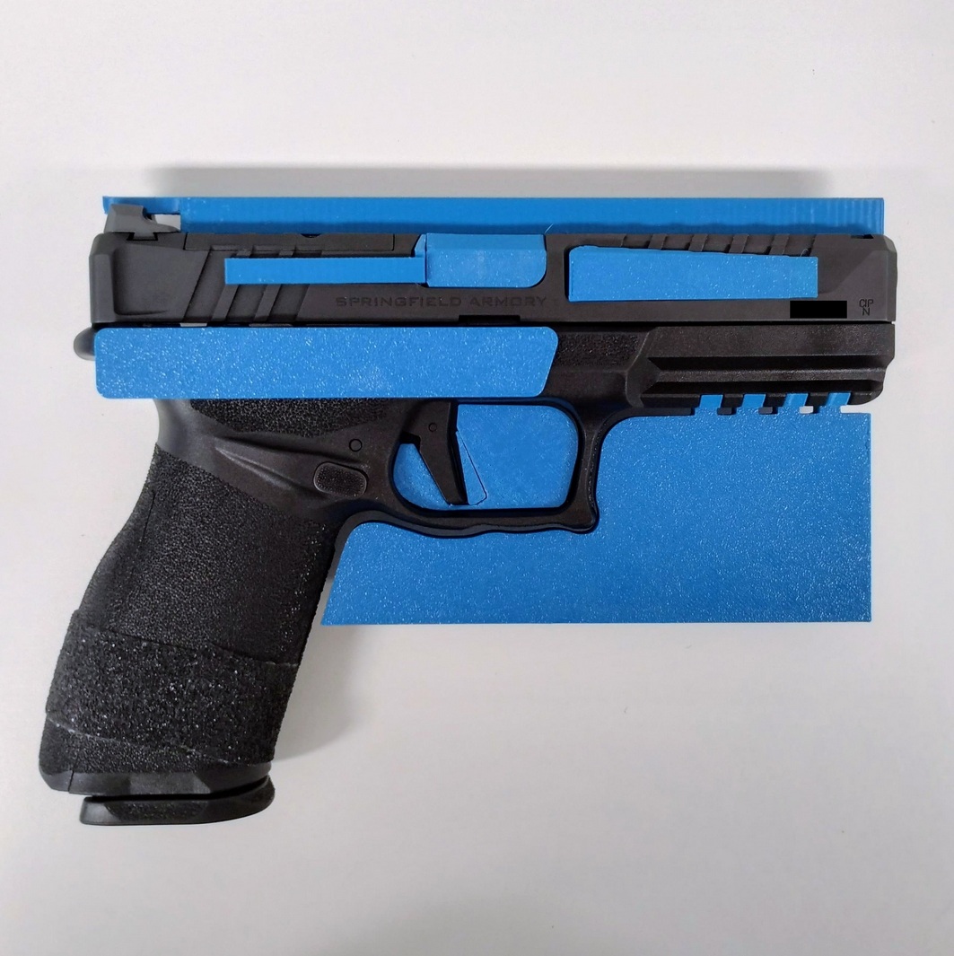 Springfield Echelon molding preparation set DIY kydex holster 3D model