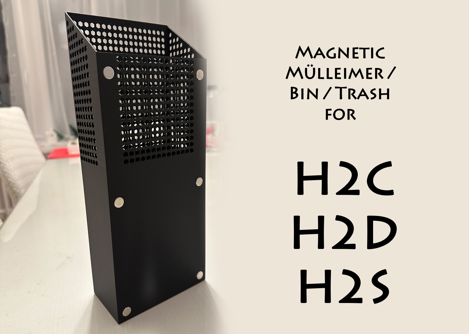 Magnetic poopbox H2C H2D H2S