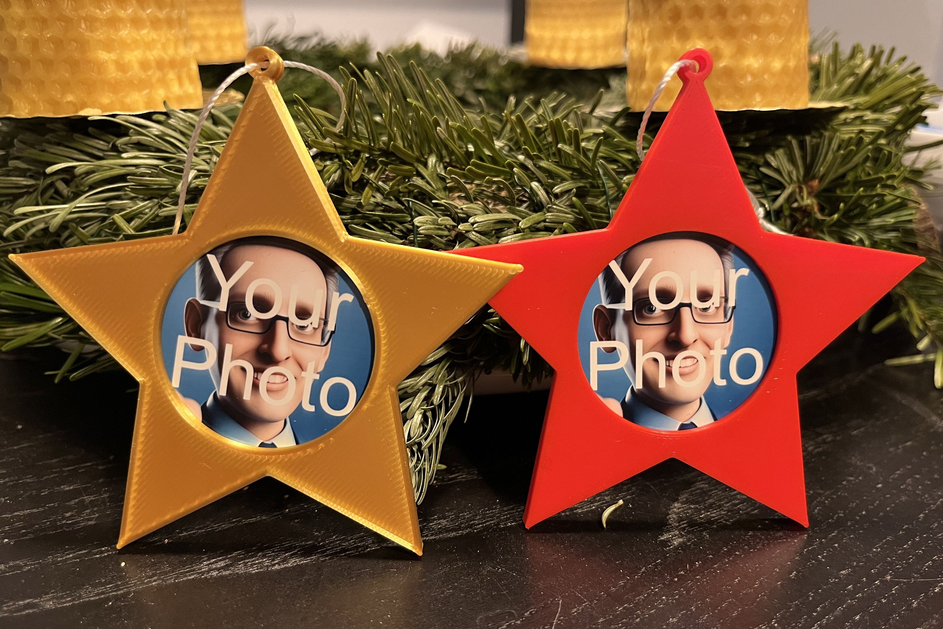 Photo Christmas Star / Foto-Weihnachtsstern