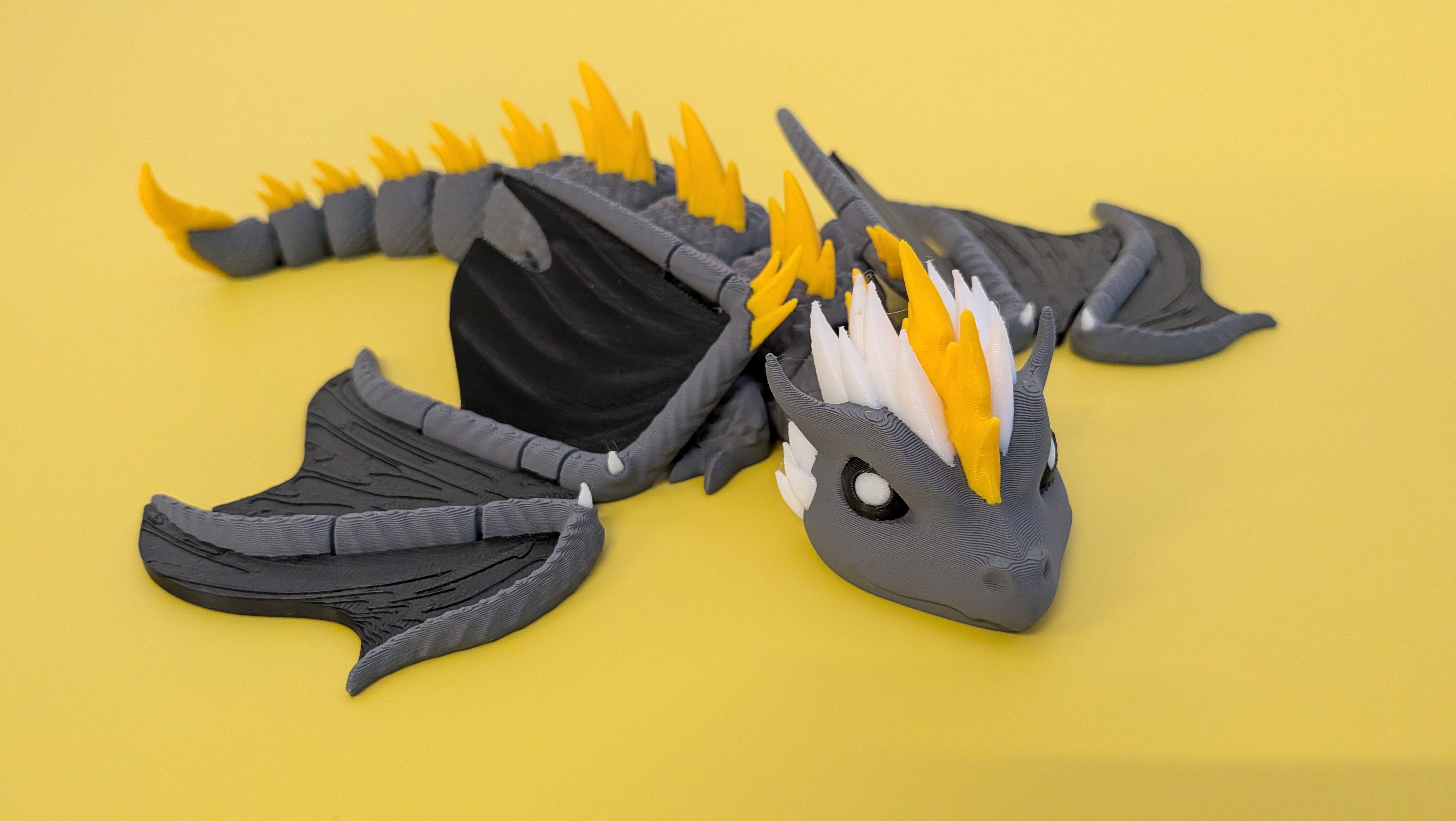 Elder Thunder Dragon - Articulated Dragon Figure