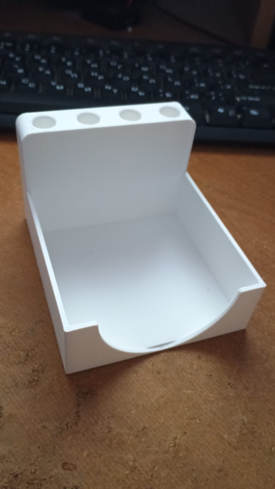 Combined Sticky Note and Pen Organizer
