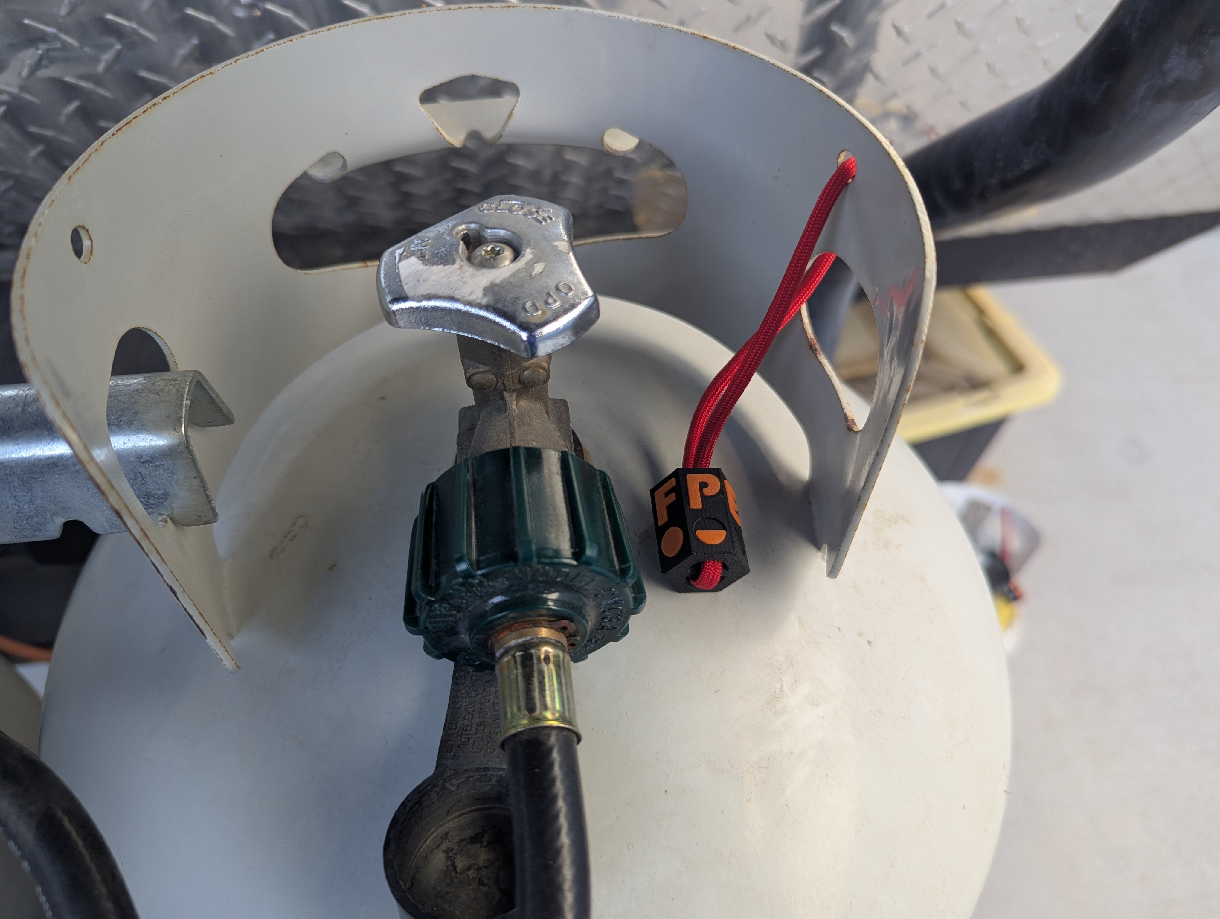 Magnetic Propane Tag