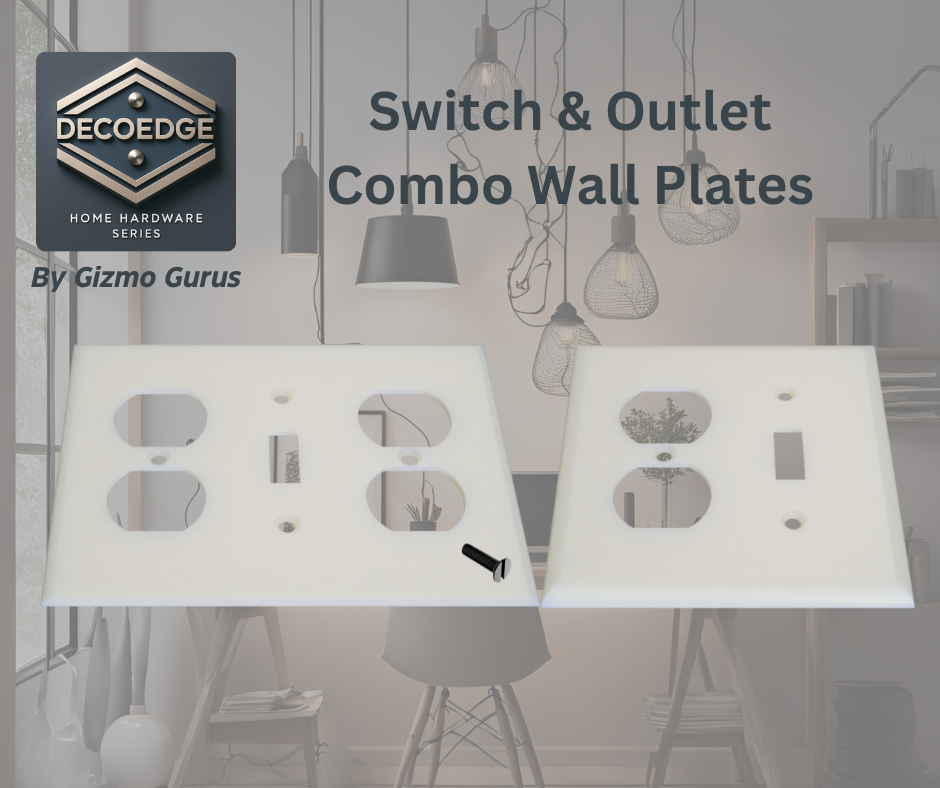 DecoEdge: Switch & Outlet Combo Wall Plates