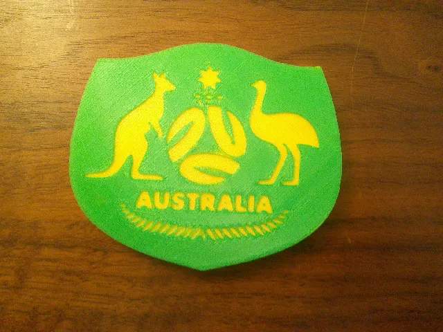 Australia National Football Team Logo Coaster or Plaque