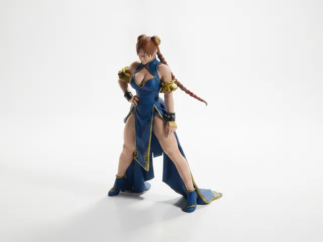 Chun Li Figurine Gaming Character 3D Printable