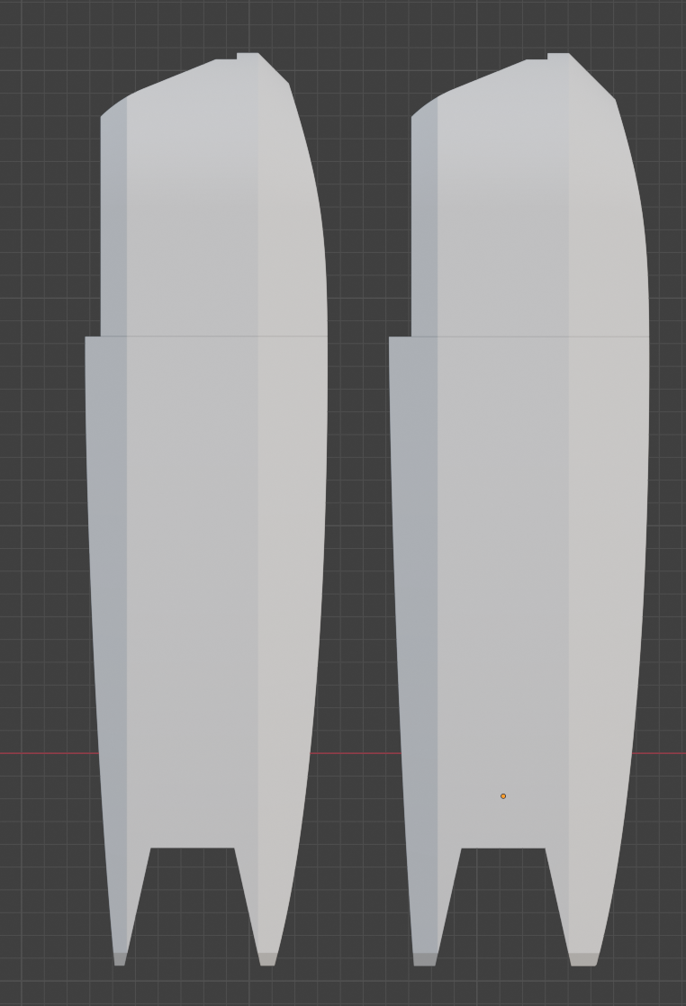 Rounded thighs, D13 3D model thumbnail