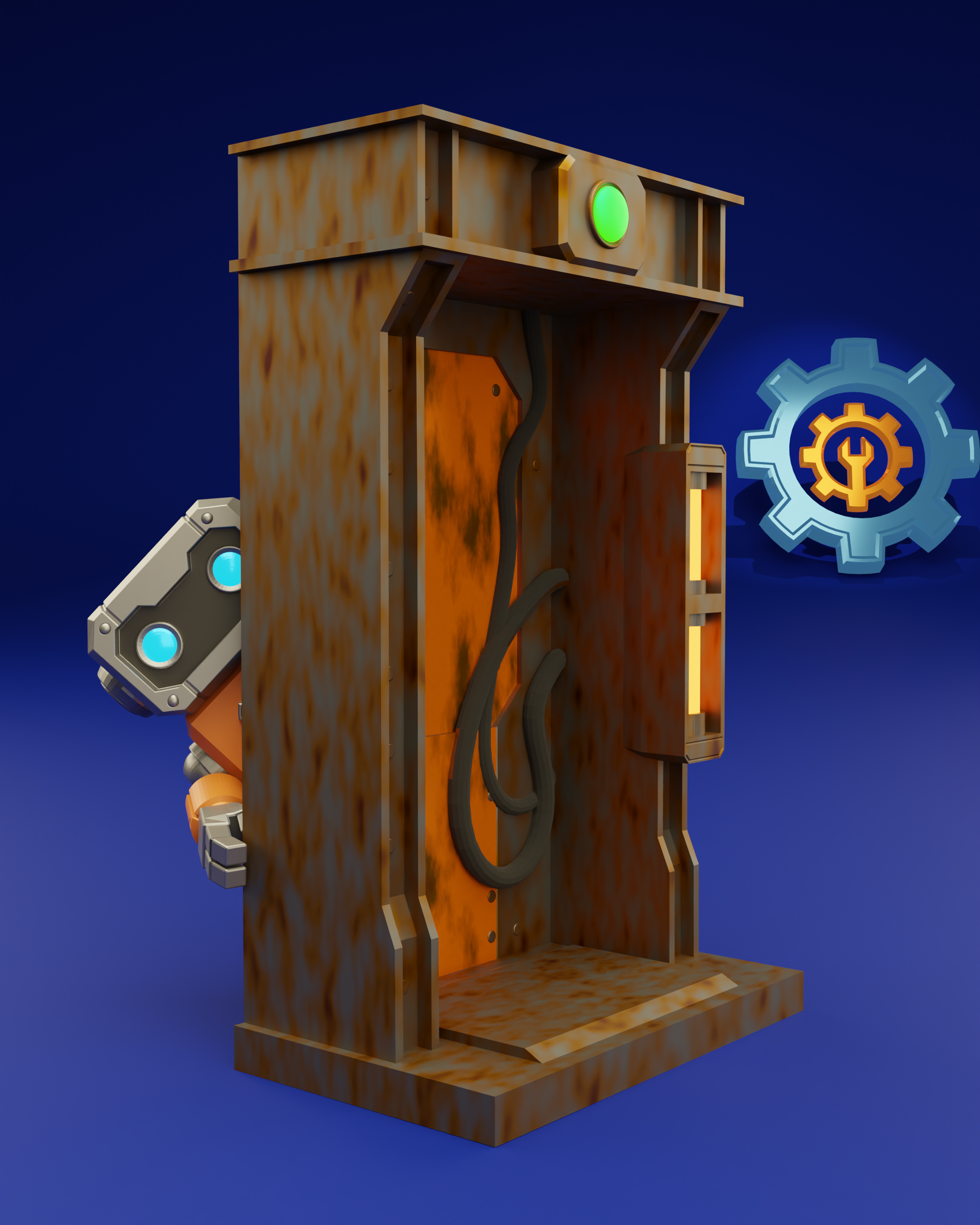 ModBots Charging Station – Printable Display Base for Sprocket and Other ModBots