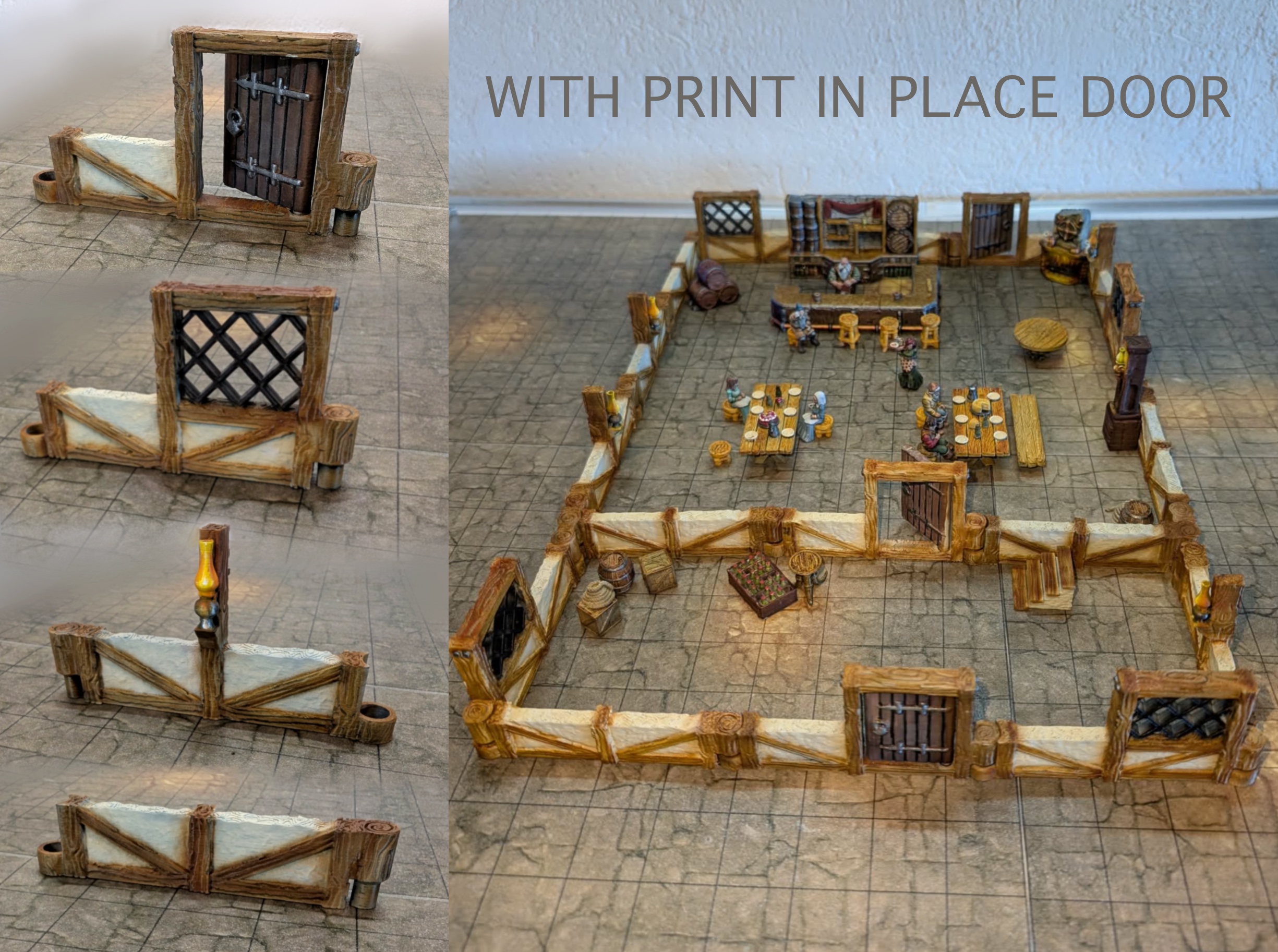 DungeonSticks tavern modular tabletop terrain
