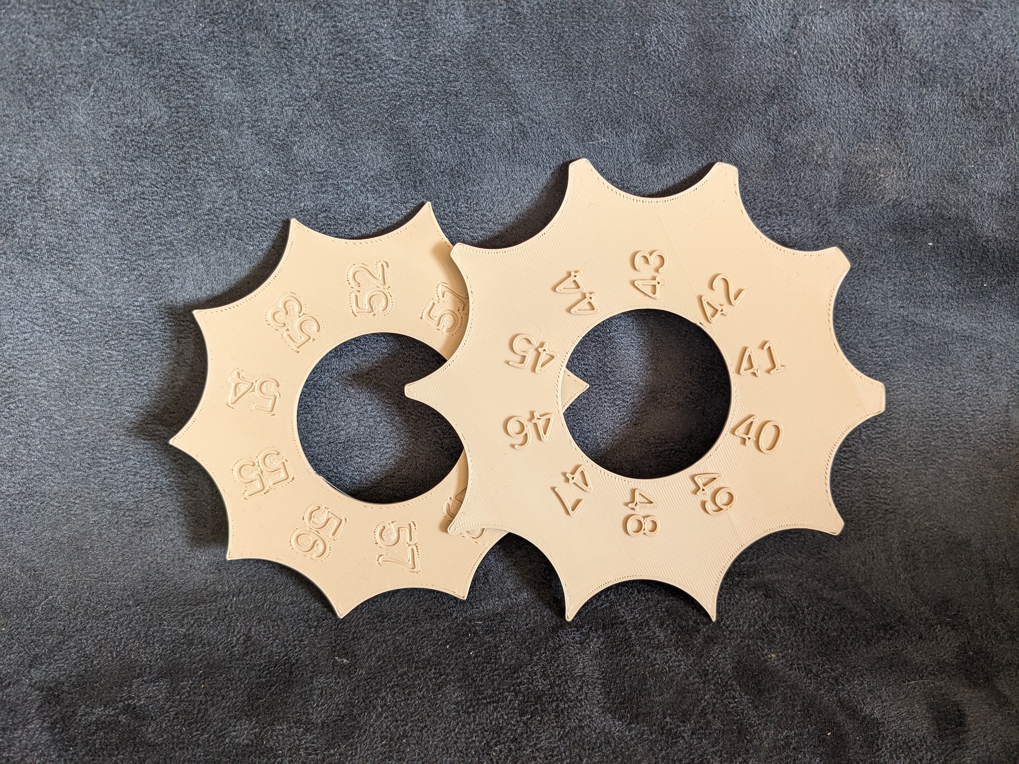 Customizable Fillet Gauge for large diameters