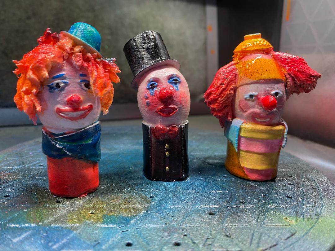 Clown Registry Eggs 3D model