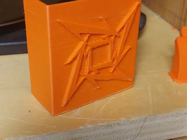 BEARING COVER FOR FLSUN Q5 METALLICA LOGO