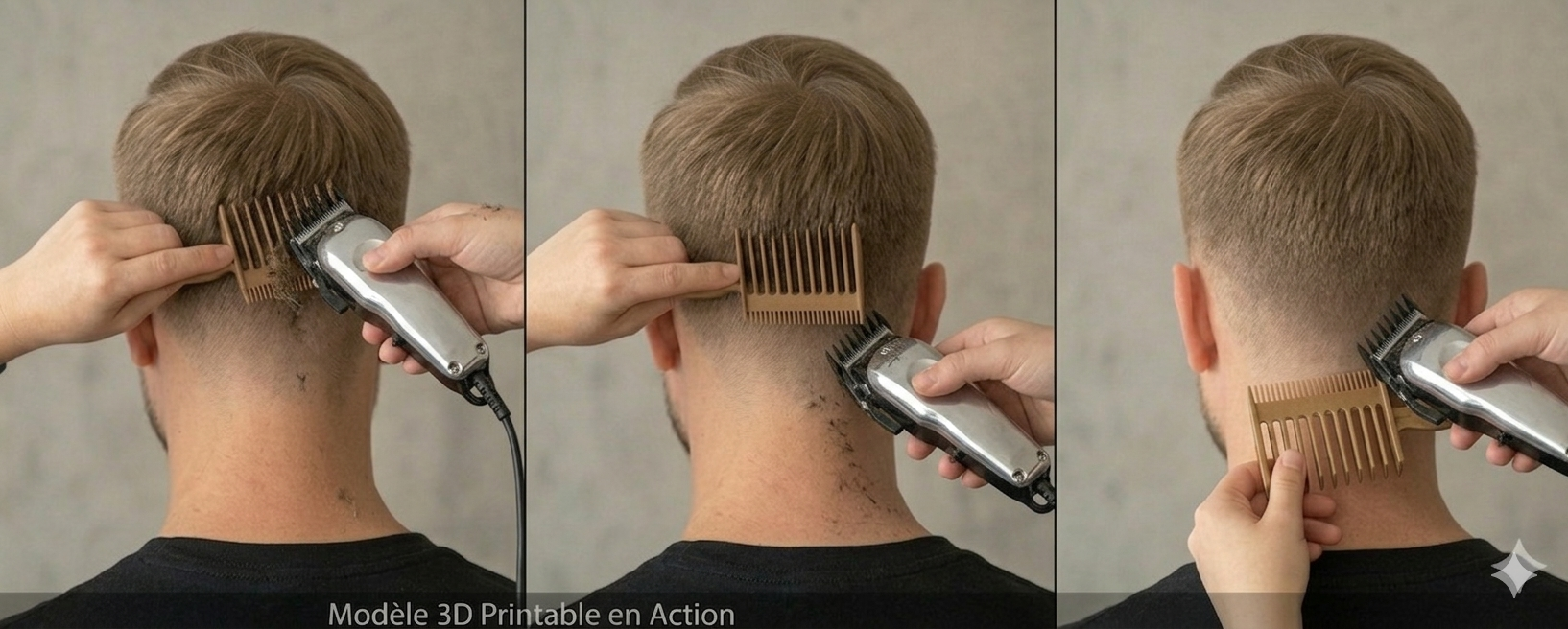 Professional Barber Hair Cutting Comb- Precision Guide