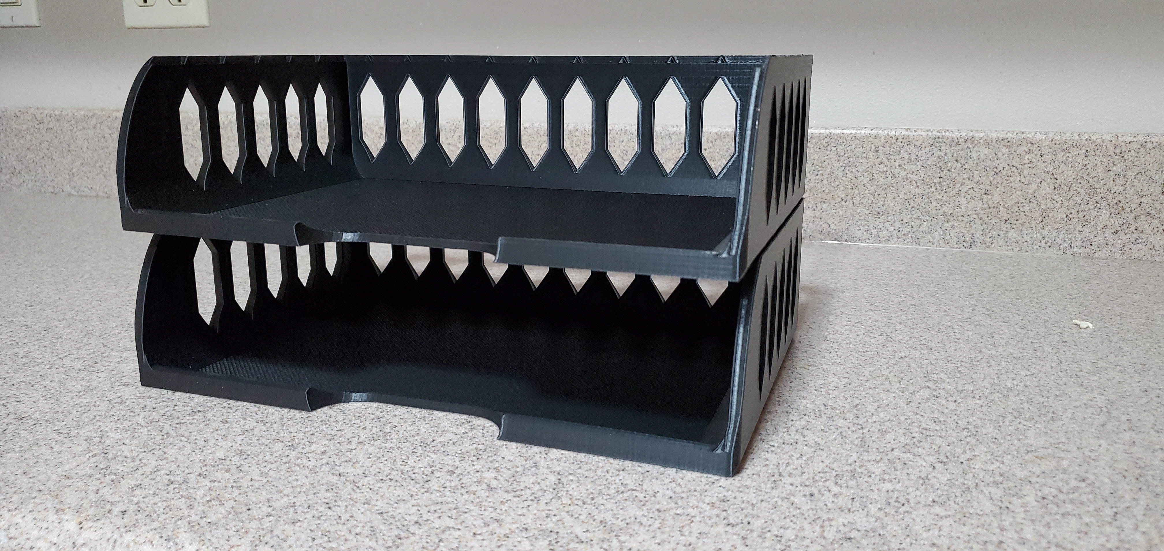 Stackable paper holder desk landscape