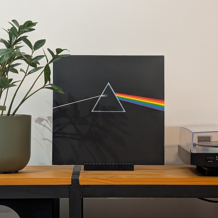 Vinyl record stand