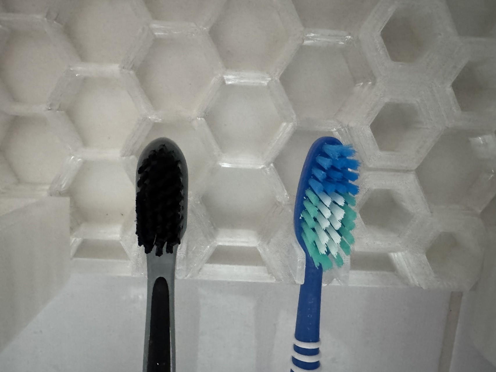 Toothbrush Holder for Honeycomb Wall Storage