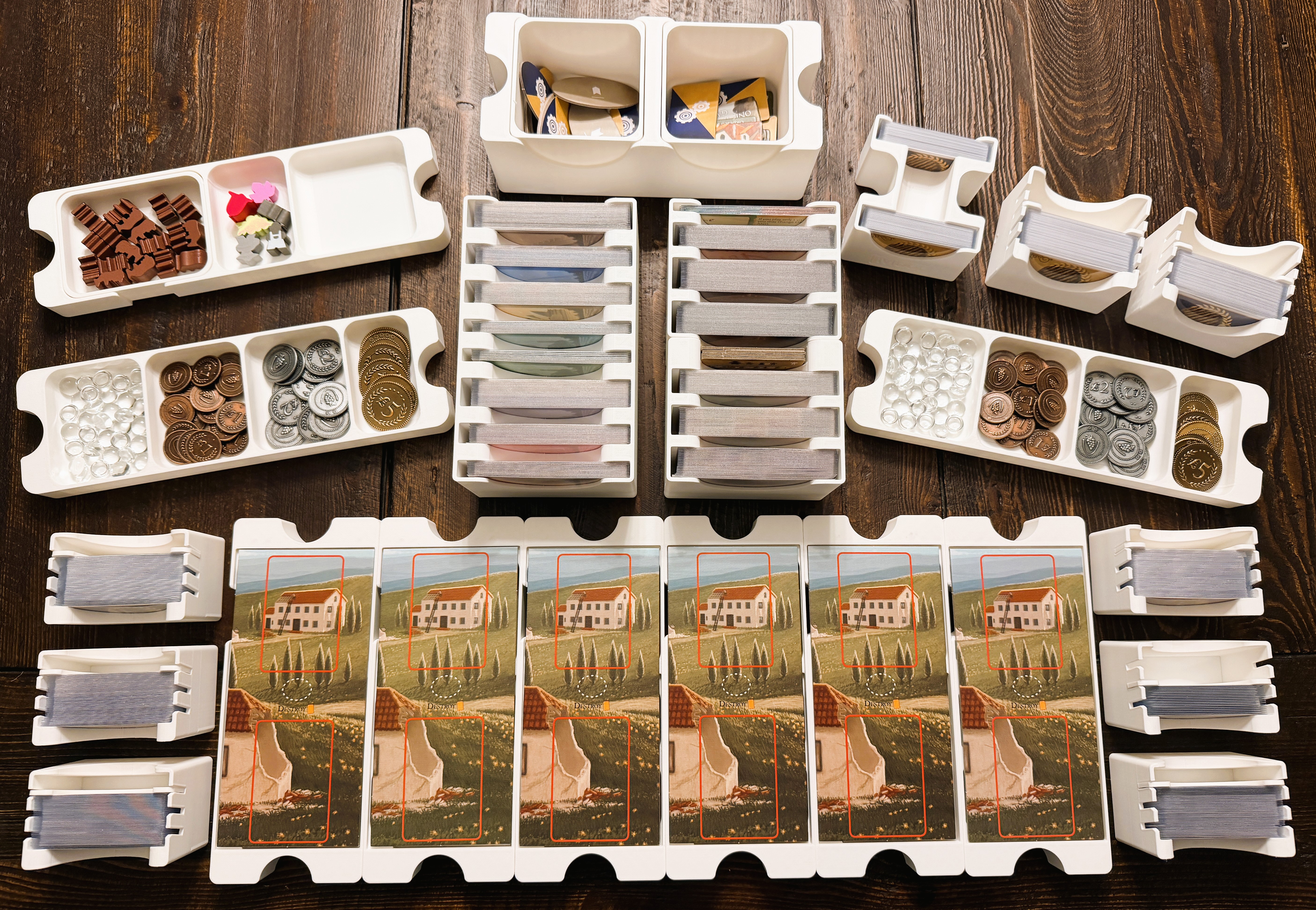 Viticulture Wine Crate Insert / Organizer