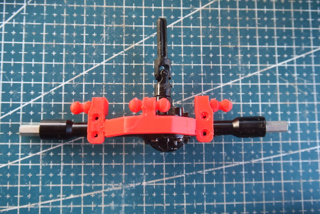 WPL C54 Axle Truss 3D model